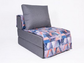 Кресло-кровать бескаркасное Харви (серый-сноу деним) в Красноуральске - krasnouralsk.ok-mebel.com | фото