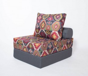 Кресло-кровать-пуф бескаркасное Прайм (мехико серый-графит) в Красноуральске - krasnouralsk.ok-mebel.com | фото 2