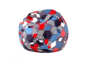 Кресло-мешок Мяч M (Geometry Slate) в Красноуральске - krasnouralsk.ok-mebel.com | фото