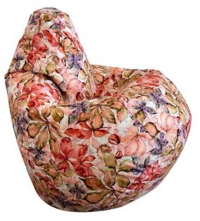 Кресло-мешок Цветы L в Красноуральске - krasnouralsk.ok-mebel.com | фото