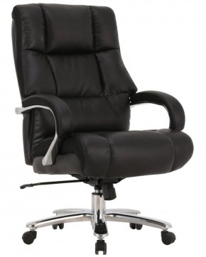 Кресло офисное BRABIX PREMIUM "Bomer HD-007" (рециклированная кожа, хром, черное) 531939 в Красноуральске - krasnouralsk.ok-mebel.com | фото