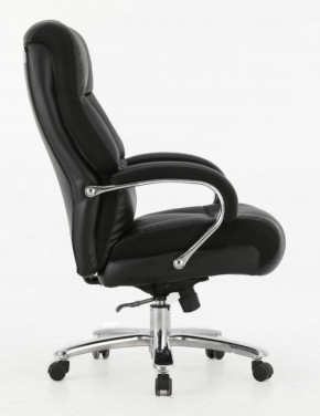 Кресло офисное BRABIX PREMIUM "Bomer HD-007" (рециклированная кожа, хром, черное) 531939 в Красноуральске - krasnouralsk.ok-mebel.com | фото 3
