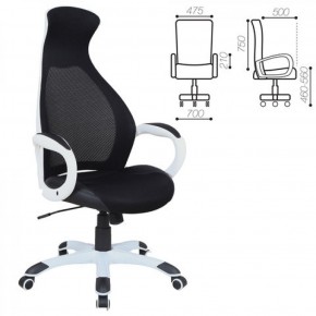 Кресло офисное BRABIX PREMIUM "Genesis EX-517" (белый/черный) 531573 в Красноуральске - krasnouralsk.ok-mebel.com | фото