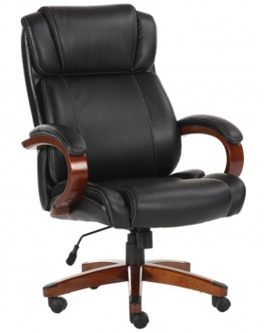 Кресло офисное BRABIX PREMIUM "Magnum EX-701" (дерево, рециклированная кожа, черное) 531827 в Красноуральске - krasnouralsk.ok-mebel.com | фото