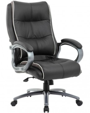 Кресло офисное BRABIX PREMIUM "Strong HD-009" (экокожа черная, ткань серая) 531945 в Красноуральске - krasnouralsk.ok-mebel.com | фото