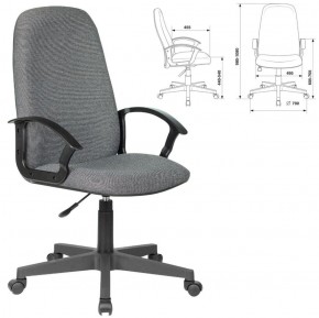 Кресло офисное BRABIX "Element EX-289", ткань, серое, 532093 в Красноуральске - krasnouralsk.ok-mebel.com | фото 2