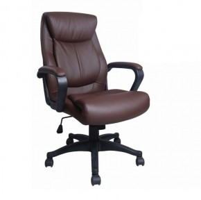 Кресло офисное BRABIX "Enter EX-511" (экокожа/коричневая) 531163 в Красноуральске - krasnouralsk.ok-mebel.com | фото 1