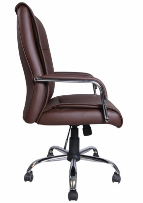 Кресло офисное BRABIX "Space EX-508" (экокожа, хром, коричневое) 531164 в Красноуральске - krasnouralsk.ok-mebel.com | фото 2