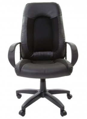 Кресло офисное BRABIX "Strike EX-525" (экокожа черная, ткань черная) 531381 в Красноуральске - krasnouralsk.ok-mebel.com | фото 5