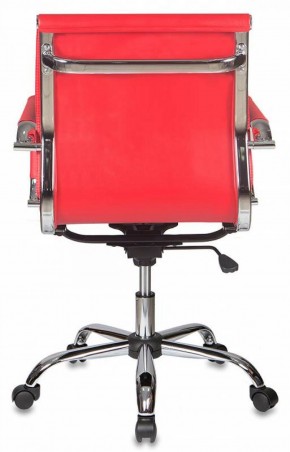 Кресло руководителя Бюрократ CH-993-LOW/RED красный в Красноуральске - krasnouralsk.ok-mebel.com | фото 4