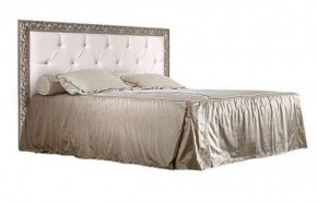 Кровать 2-х спальная(1,6 м)Тиффани Premium черная/серебро с мягким элементом со стразами с подъемным механизмом (ТФКР-2[3][7](П) в Красноуральске - krasnouralsk.ok-mebel.com | фото