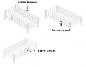 Кровать 2-х ярусная Сонечка с бортиками (лестница наклонная) в Красноуральске - krasnouralsk.ok-mebel.com | фото 4