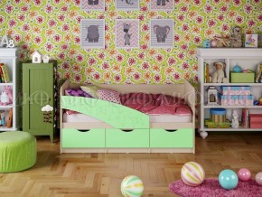 Кровать Бабочки (Салатовый матовый) 1600 в Красноуральске - krasnouralsk.ok-mebel.com | фото