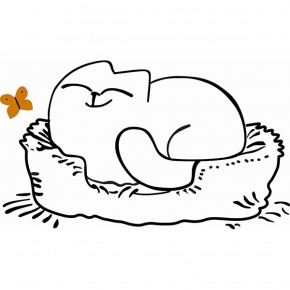 Кровать двухуровневая Кот № 900.1 ЛЕВАЯ (туя светлая/белый) в Красноуральске - krasnouralsk.ok-mebel.com | фото 2