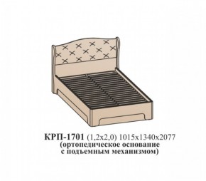 Кровать ЭЙМИ с подъемным механизмом КРП-1701 Рэд фокс (1200х2000) в Красноуральске - krasnouralsk.ok-mebel.com | фото