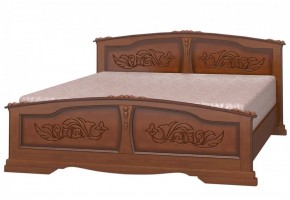 ЕЛЕНА Кровать из массива 1200 (Орех) в Красноуральске - krasnouralsk.ok-mebel.com | фото