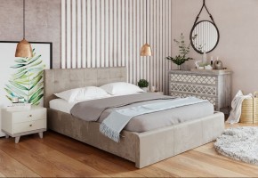 Кровать Изабелла с латами Newtone light beige 1400x2000 в Красноуральске - krasnouralsk.ok-mebel.com | фото 2