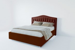 Кровать Калининград с ПМ 800 (велюр бордо) в Красноуральске - krasnouralsk.ok-mebel.com | фото 2