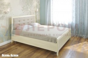 Кровать КР-2034 с мягким изголовьем в Красноуральске - krasnouralsk.ok-mebel.com | фото 2