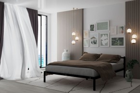 Кровать Мета с матрасом 800 (черный) в Красноуральске - krasnouralsk.ok-mebel.com | фото 2