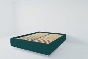 Кровать Подиум с ортопедическим основанием 1200 (велюр бирюзовый) в Красноуральске - krasnouralsk.ok-mebel.com | фото 2