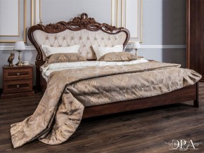 Кровать с мягким изголовьем Афина 1600 (караваджо) в Красноуральске - krasnouralsk.ok-mebel.com | фото