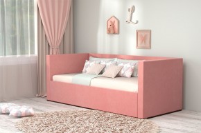 Кровать с ПМ (арт.030) (с/м 900*2000мм) (б/матр), ткань розовая в Красноуральске - krasnouralsk.ok-mebel.com | фото