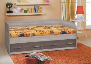 Кровать с ящиками Сказка 900 в Красноуральске - krasnouralsk.ok-mebel.com | фото 1