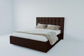 Кровать Венеция без основания 1200 (экокожа коричневая) в Красноуральске - krasnouralsk.ok-mebel.com | фото
