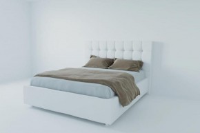 Кровать Венеция без основания 800 (экокожа белая) в Красноуральске - krasnouralsk.ok-mebel.com | фото