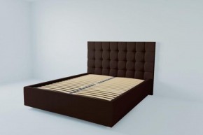 Кровать Венеция с ортопедическим основанием 800 (экокожа коричневая) в Красноуральске - krasnouralsk.ok-mebel.com | фото 2