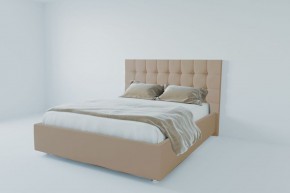 Кровать Венеция с ортопедическим основанием 800 (велюр светло-серый) в Красноуральске - krasnouralsk.ok-mebel.com | фото