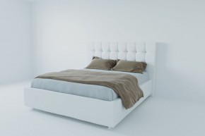 Кровать Венеция с ПМ 800 (экокожа белая) в Красноуральске - krasnouralsk.ok-mebel.com | фото 2