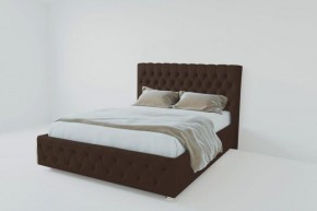 Кровать Версаль 1200 без основания (экокожа коричневый) в Красноуральске - krasnouralsk.ok-mebel.com | фото