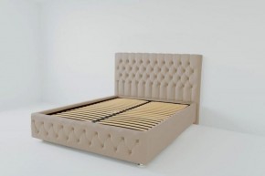 Кровать Версаль с ортопедическим основанием 1200 (велюр светло-серый) в Красноуральске - krasnouralsk.ok-mebel.com | фото