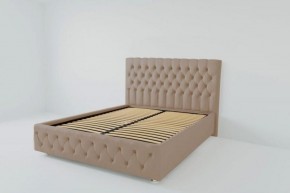 Кровать Версаль с ортопедическим основанием 800 (велюр серый) в Красноуральске - krasnouralsk.ok-mebel.com | фото 2