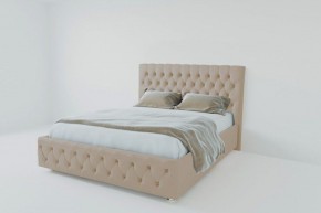 Кровать Версаль с ПМ 800 (велюр светло-серый) в Красноуральске - krasnouralsk.ok-mebel.com | фото 1