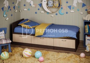 Кровать Юниор-5 ЛДСП в Красноуральске - krasnouralsk.ok-mebel.com | фото 1