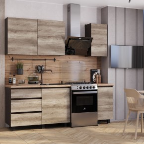 Кухня Энигма 1.6 м (венге/дуб каньон) в Красноуральске - krasnouralsk.ok-mebel.com | фото