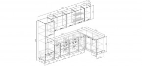Кухонный гарнитур Антик 3200*1400 (Стол. 38мм) в Красноуральске - krasnouralsk.ok-mebel.com | фото 2