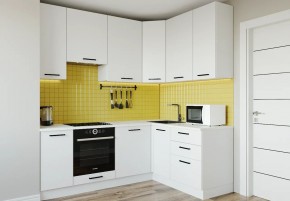 Кухонный гарнитур Белый Глянец 2200*1600 h950 (Стол. 38мм) в Красноуральске - krasnouralsk.ok-mebel.com | фото