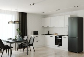Кухонный гарнитур Белый Глянец 2600*1600 (Стол. 26мм) в Красноуральске - krasnouralsk.ok-mebel.com | фото