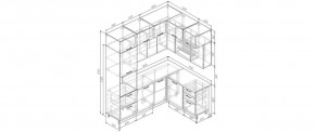 Кухонный гарнитур Демо 2200*1700 (Стол. 38мм) в Красноуральске - krasnouralsk.ok-mebel.com | фото 2