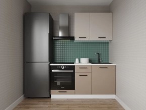 Кухонный гарнитур Каппучино 1600 (Стол. 38мм) в Красноуральске - krasnouralsk.ok-mebel.com | фото