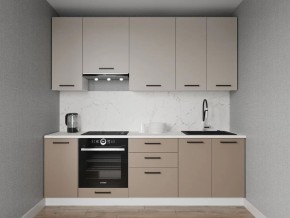 Кухонный гарнитур Каппучино 2400 h950 (Стол. 26мм) в Красноуральске - krasnouralsk.ok-mebel.com | фото