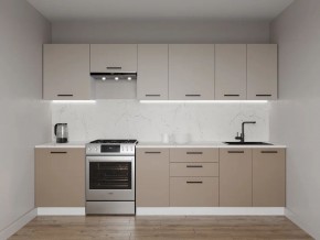 Кухонный гарнитур Каппучино 3000 (Стол. 38мм) в Красноуральске - krasnouralsk.ok-mebel.com | фото