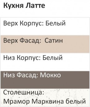 Кухонный гарнитур Латте 1000 (Стол. 26мм) в Красноуральске - krasnouralsk.ok-mebel.com | фото 3