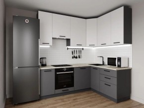 Кухонный гарнитур Меренга 2200*1600 h950 (Стол. 38мм) в Красноуральске - krasnouralsk.ok-mebel.com | фото