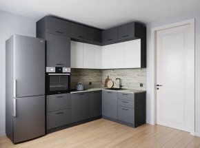 Кухонный гарнитур Меренга 2200*1700 (Стол. 26мм) в Красноуральске - krasnouralsk.ok-mebel.com | фото