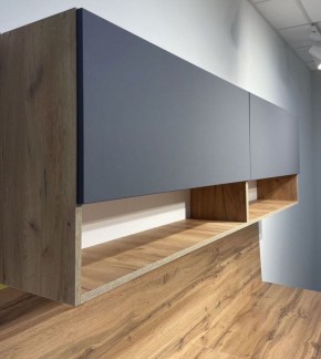 Кухонный гарнитур «Монако» 2.0 м Серия 2 МДФ с фрезеровкой (Дуб Золотой/Графит) в Красноуральске - krasnouralsk.ok-mebel.com | фото 5